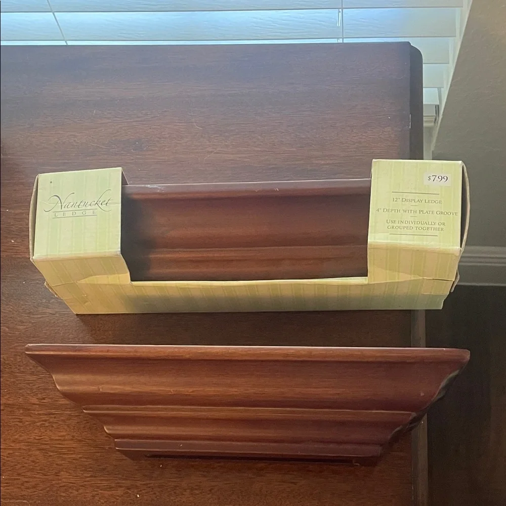 2- Brown Wall Ledge